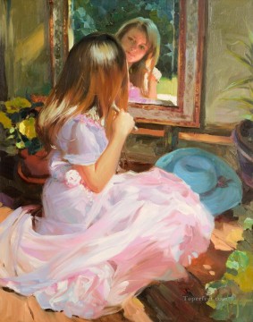 Lovely Little Girl 3 impressionism Oil Paintings